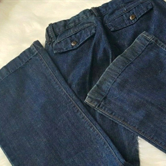 Y2K JEANS WIDE LEG DENIM PANTS SZ 0 INSEAM 32" - Picture 3 of 8